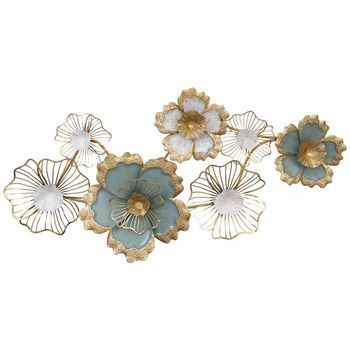 Mural Decorativo De Pared De Metal 116,8x54,0x10,2