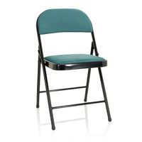 silla de confidente  silla para visitas  silla plegable tudela i suave turquesa hjh office