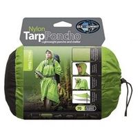 sea to summit nylon tarp poncho verde