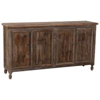 aparador de madera de 4 puertas 160x40x85h cm