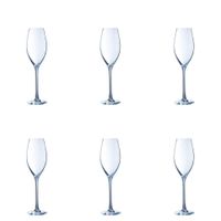 juego de 6 copas flauta cristal 24 cl