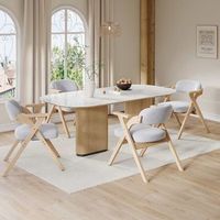 juego de 4 sillas plegables de madera maciza con cojines de terciopelo comodas y ahorran espacio para comidas familiares o la oficina color gris