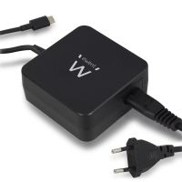 ewent cargador de portatil usb tipo c compatible con perfiles de entrega de alimentacion de 65w