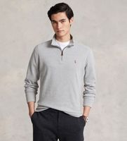 polo ralph lauren para hombre 710671929009 jersey cremallera state gris xxl casual algodon manga larga
