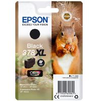 epson 378xl black original claria photo hd high capacity ink cartridge squirrel