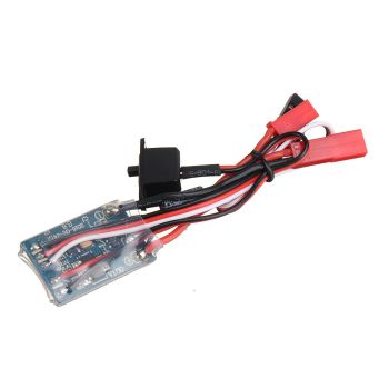 Controlador de velocidad con escobillas de 10A para coches y barcos RC con freno