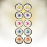 daisy tealight candles - 10 pack