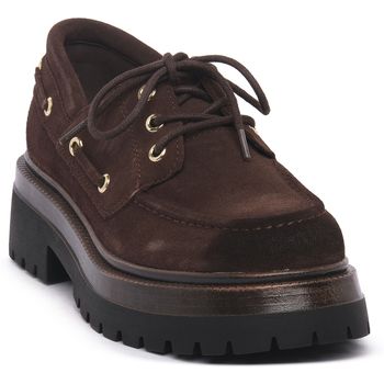 Steve Madden Náuticos DETROIT BROWN SUEDE para mujer