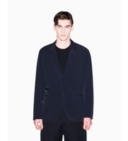 ax armani exchange para hombre xm002075af22572uc001 blazer deconstruida negro 40 casual clasico poliamida
