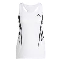 adidas adizero archive singlet camiseta de running mujeres-blanco