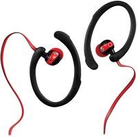 volkano sports series vs203bkr earphones - red  black red