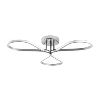 Lámpara De Techo Damla-13544 Cromo Metal 68x14x68 Cm