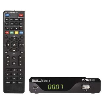 Decodificador Emos EM190-S Full HD Satélite