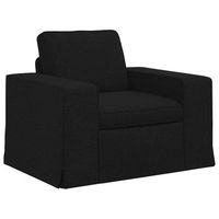 sofa negro 103 x 80 x 82 cm tela vidaxl