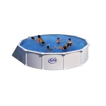 Piscina Acero Blanca 550x132cm