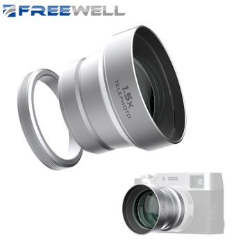 Freewell nuevo estilo Fujifilm HD 1,5x teleobjetivo para cámaras Fuji X100VI y X100V accesorios de fotografía