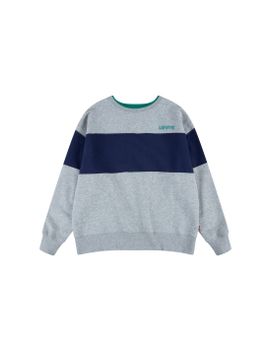 Sudadera Levi's Colorblock Crewneck Boy Grey