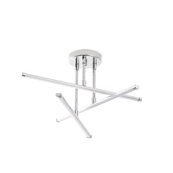 Lámpara De Techo Ledflower-13652 Cromo Metal 51x26x51 Cm