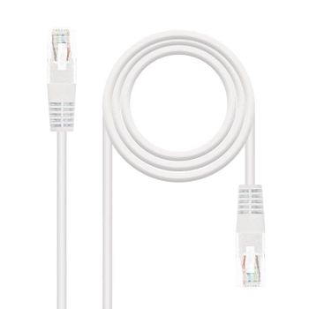 Cable de red Nanocable 10.20.0400-L30 Cat.6 UTP 0,3 m blanco cobre OFC