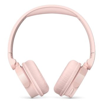 Philips TAH4209PK Auriculares on-Ear Ligeros Bluetooth con Aislamiento pasivo del Ruido,55 Horas de reproducción, Sonido Natural, Llamadas nítidas, Graves dinámicos, 2 Horas de Carga USB-C, 2024 Rosa