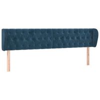 cabecerorcabecero camarpanel de cabecera de terciopelo azul oscuro 203x23x7888 cm
