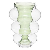 jarron doble atmosphera x matali crasset h36cm en vidrio verde