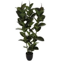 planta artificial de ficus robusta l40 x p40 x a 120 verde