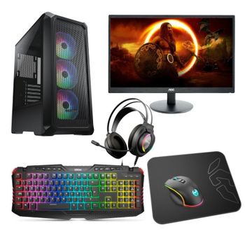 Epical-Q Pack GPlus10 AMD Ryzen 5 5600G/16GB/1TB SSD + Monitor 23.6