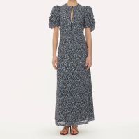 rotate birger christensen puff sleeve sequinned dress - dk 32uk 6