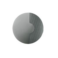 espejo de pared redondo gris o 120 cm