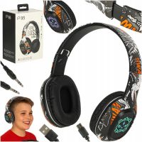 auriculares bez marki inalambricos bluetooth con microfono rgb y bateria 200 mah negro