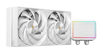 SISTEMA DE REFRIGERACION LIQUIDA MARS GAMING MLPROII240W 2X120mm 450W TDP PANTALLA LCD BLANCO