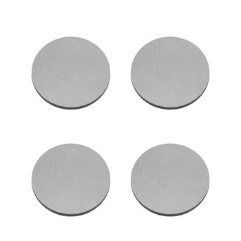 Salvamanteles plateados 10x10 cm - lote de 4