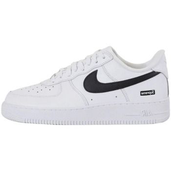 Nike Zapatillas Air Force 1 Low Supreme White Black para hombre