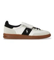 polo ralph lauren para hombre 809p15675002 zapatillas bedford de piel y ante blanco 44 plano cordones casual