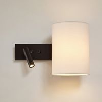 aplique de pared con lector led torso l 3w
