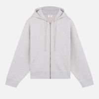 maison kitsune baby fox patch cotton-jersey hoodie - m