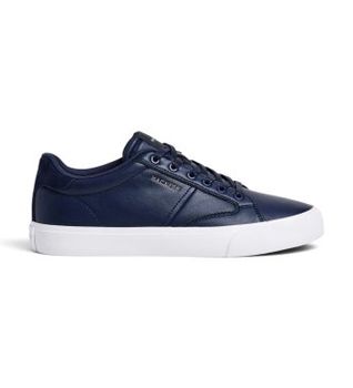 Hackett London para hombre. HMS200066 Zapatillas de ante Blake Adventure marino (45), Piel, Plano, Cordones, Casual