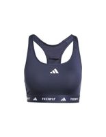 sujetador deportivo de fitness adidas techfit mujer azul