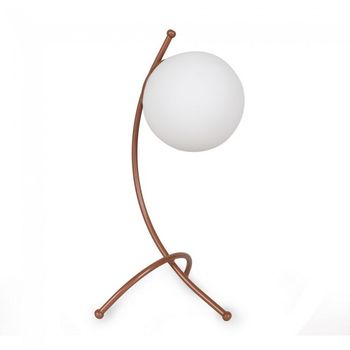 Lámpara de mesa kelen opal cobre
