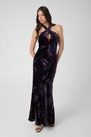 vestido largo con escote halter de marciano