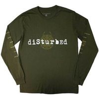disturbed camiseta manga larga european tour 23 para hombre