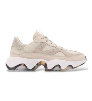 Sorel para mujer. 2154001102 Zapatillas Kinetic Array beige (39), Piel, Plano, Cordones, Casual