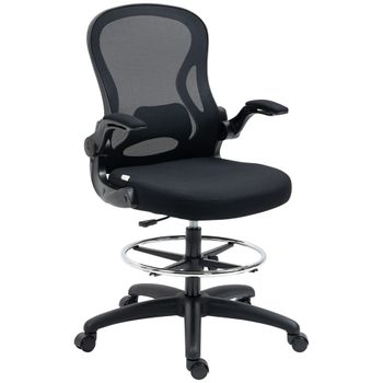 Silla de escritorio 59x65x122 cm negro