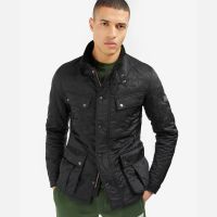 barbour international tourer ariel polarquilt shell jacket - s