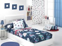 edredon infantil monsters saten ajustable canete