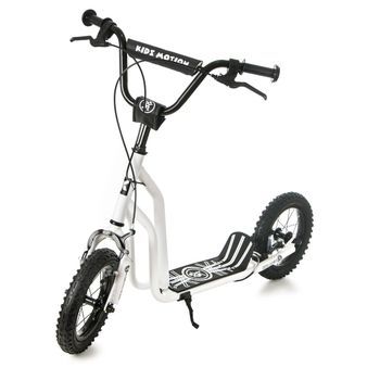 Patinete Con Ruedas Inflables 12” Frenos De Mano Y Manillar Ajustable