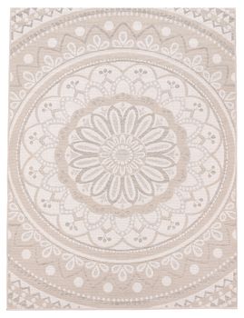 Alfombras de interior y exterior Breezy beige 80x150 cm