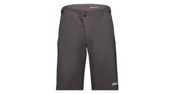Pantalones cortos de ciclismo de montana poc motion gris para hombre