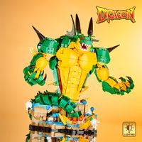 1907 uds moc personaje de anime japones dragon dios modelo bloques de construccion bolas dibujos animados dragon montaje ladrillos juguetes para ninos regalos